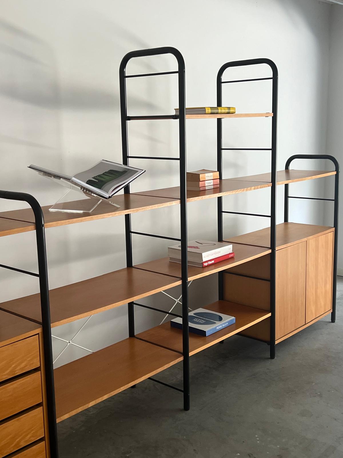 Large 80’s IKEA ‘Niklas’ Modular Shelving System
