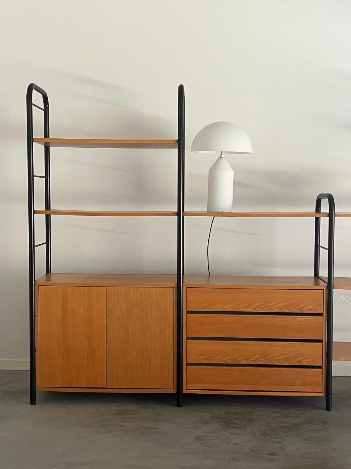 Large 80’s IKEA ‘Niklas’ Modular Shelving System