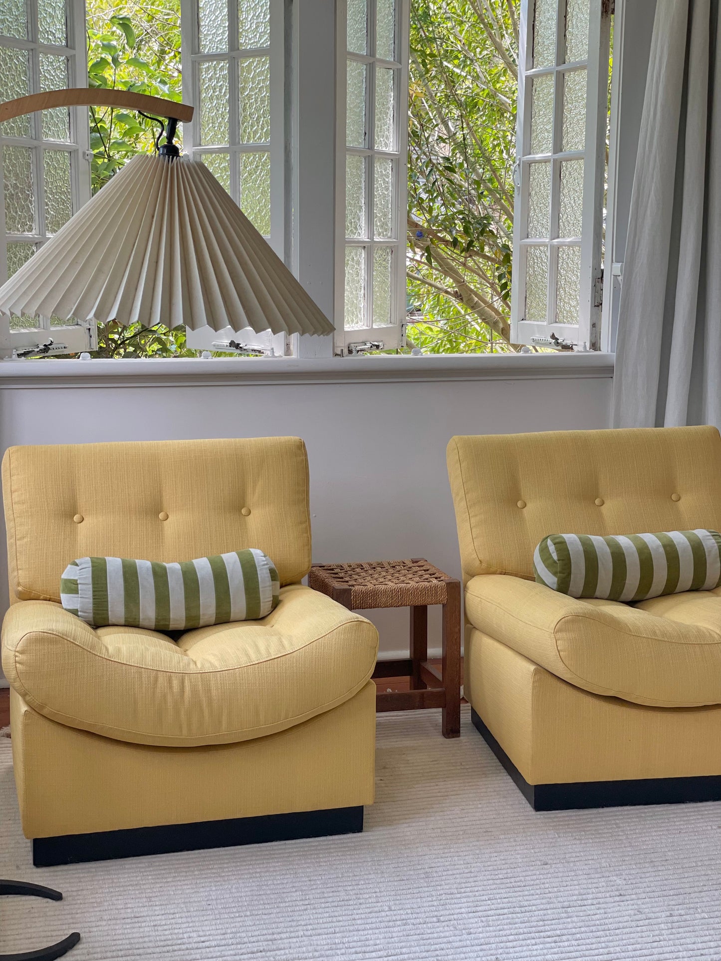 Yellow Lounge Chair - Sold as a pair