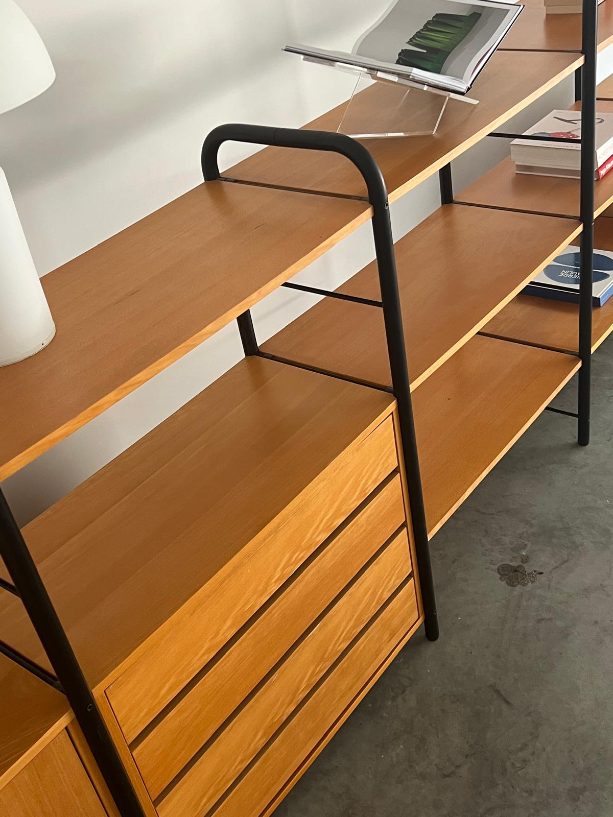 Large 80’s IKEA ‘Niklas’ Modular Shelving System