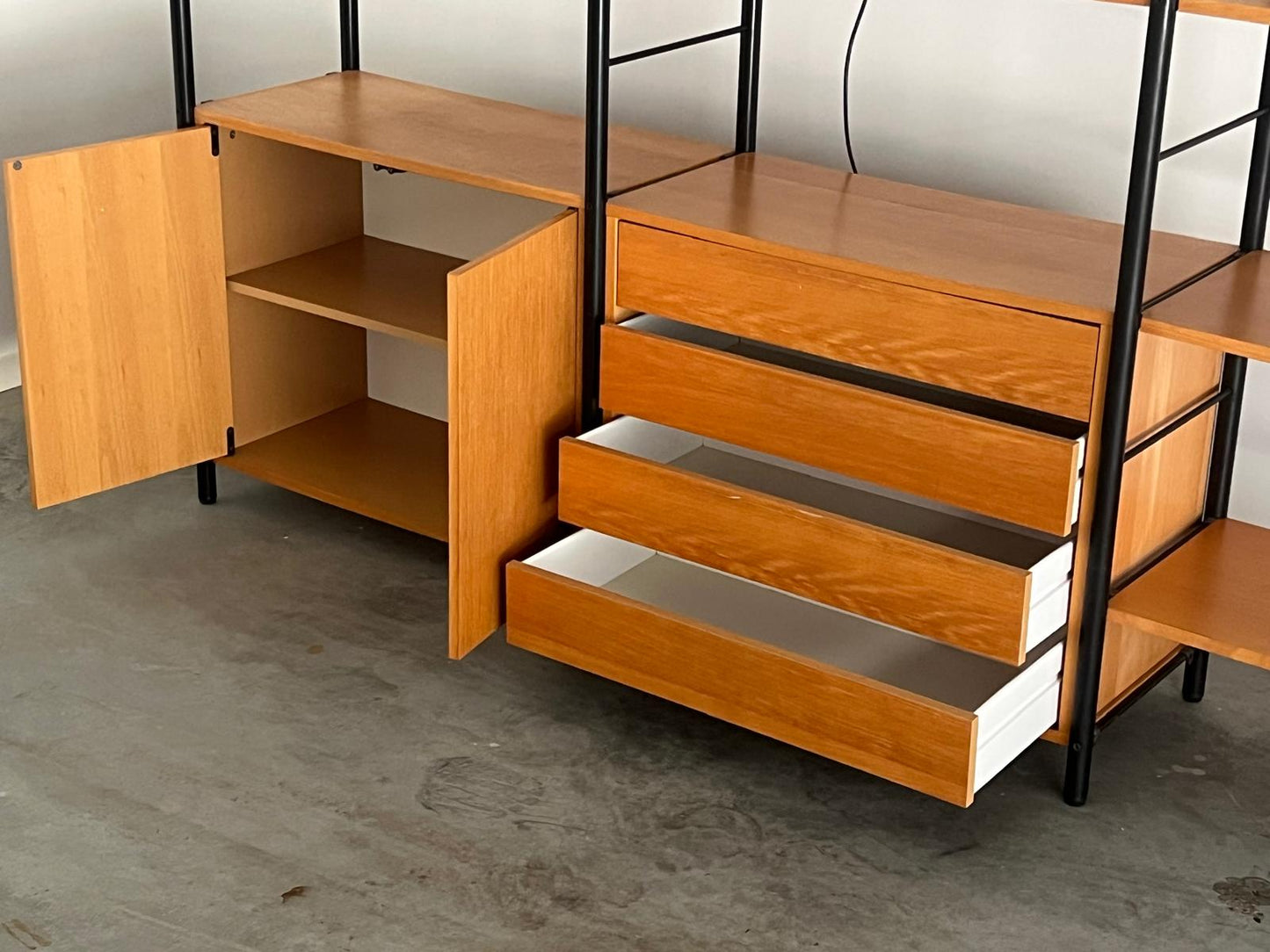 Large 80’s IKEA ‘Niklas’ Modular Shelving System