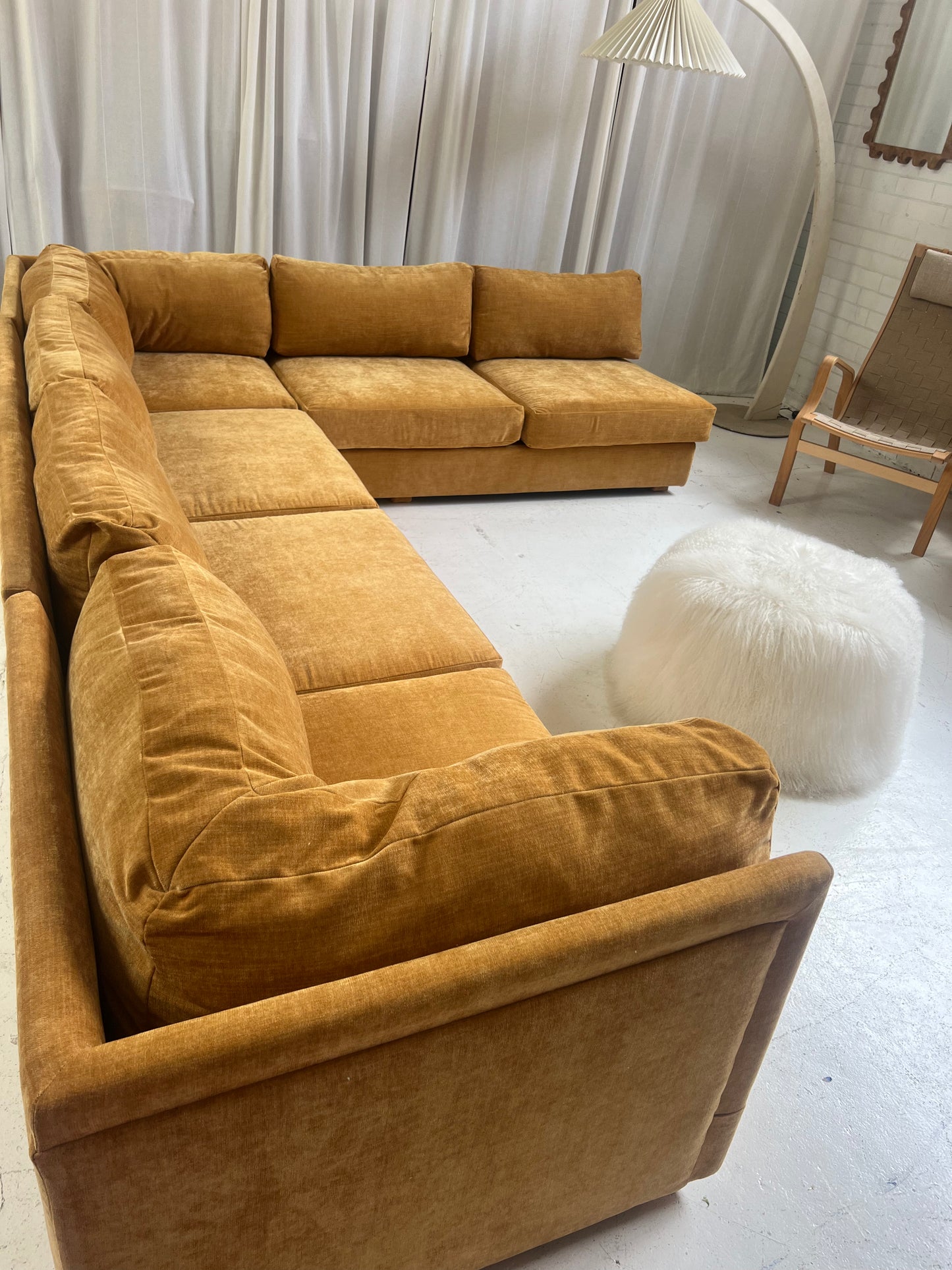 Bespoke Mustard Modular Sofa Set