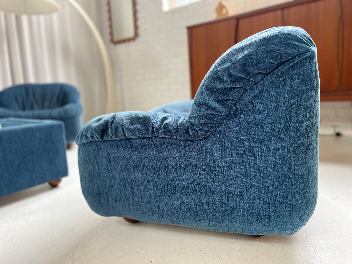 Zotta Vintage Corduroy Modular Chairs - Four Available