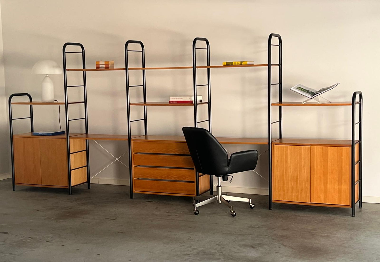 Large 80’s IKEA ‘Niklas’ Modular Shelving System