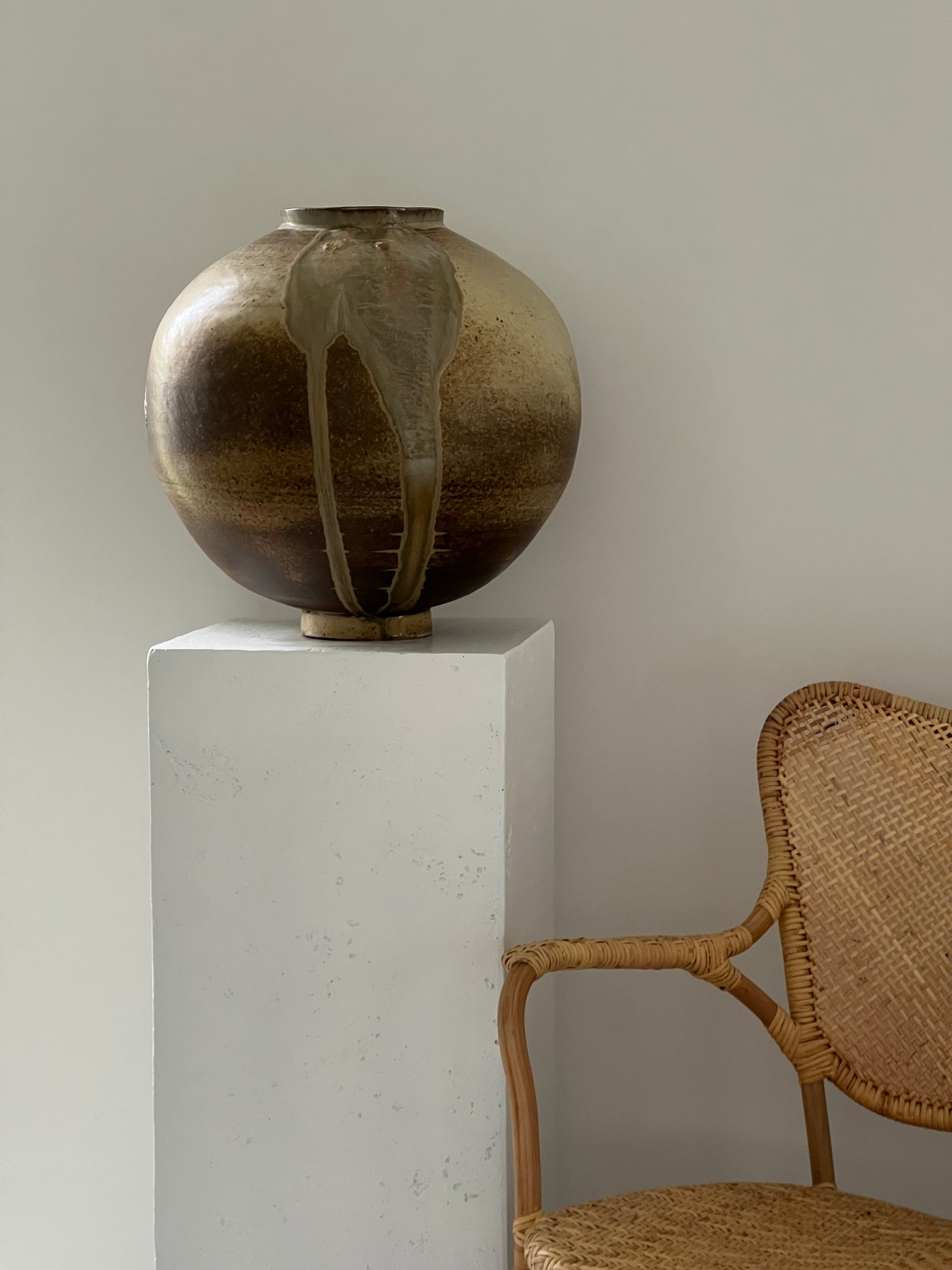Pan Pottery Moon Jar