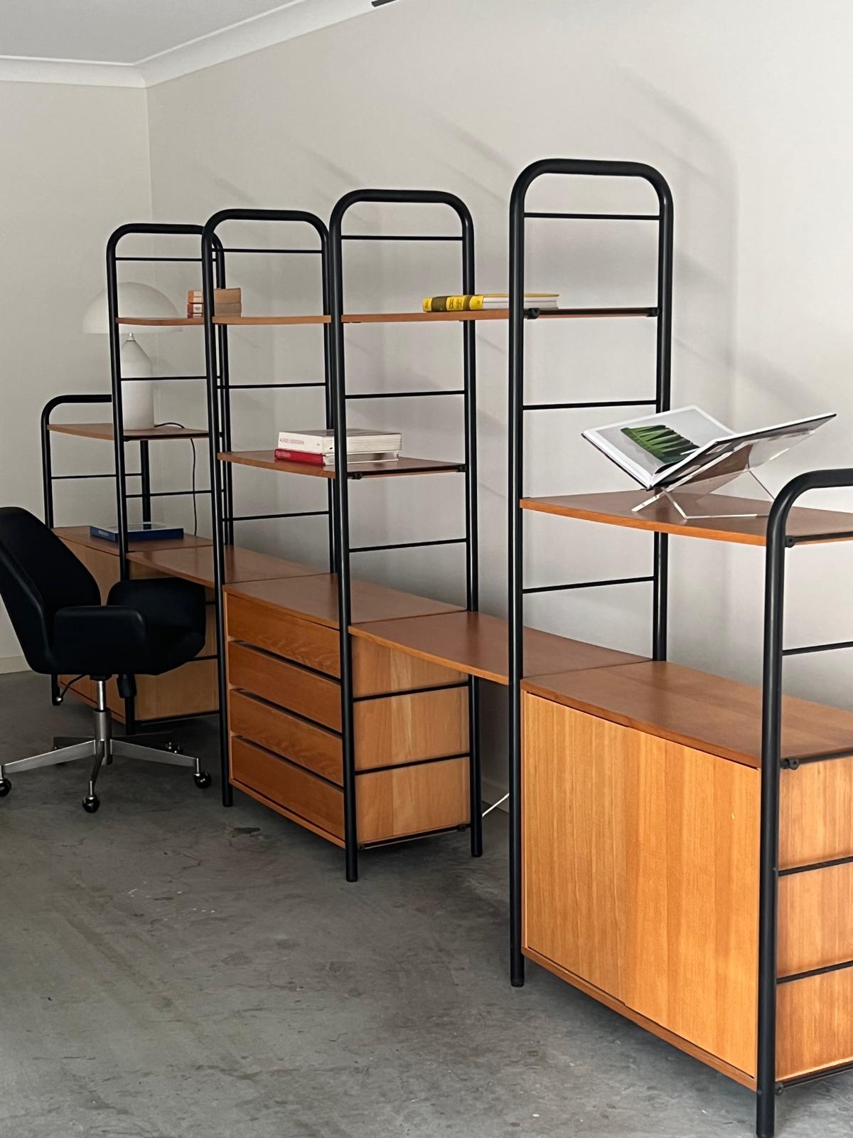 Large 80’s IKEA ‘Niklas’ Modular Shelving System