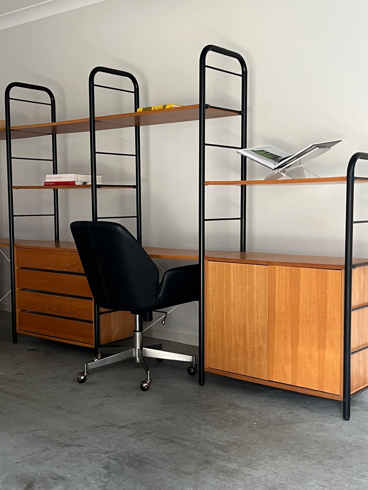 Large 80’s IKEA ‘Niklas’ Modular Shelving System