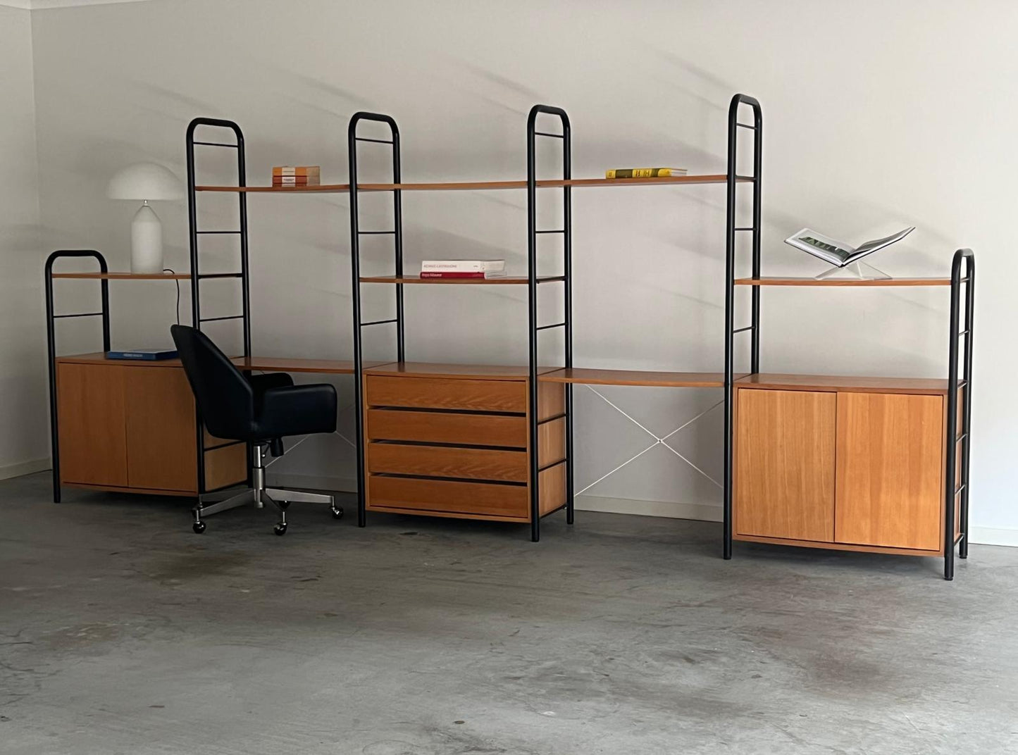 Large 80’s IKEA ‘Niklas’ Modular Shelving System