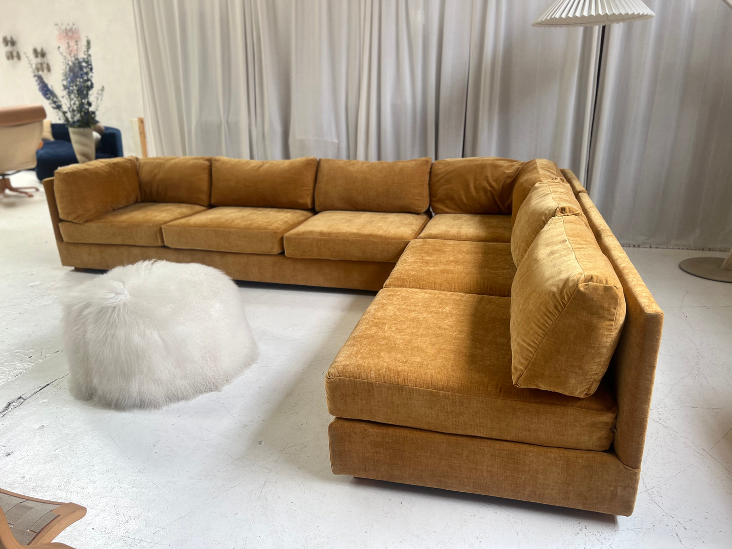 Bespoke Mustard Modular Sofa Set