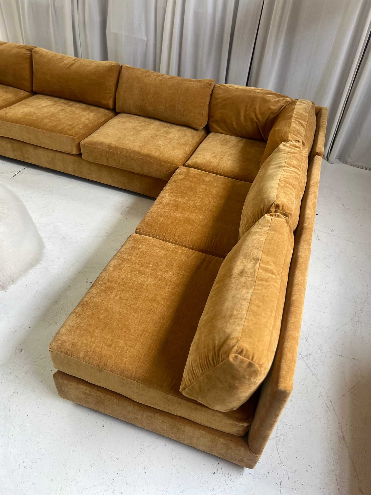 Bespoke Mustard Modular Sofa Set