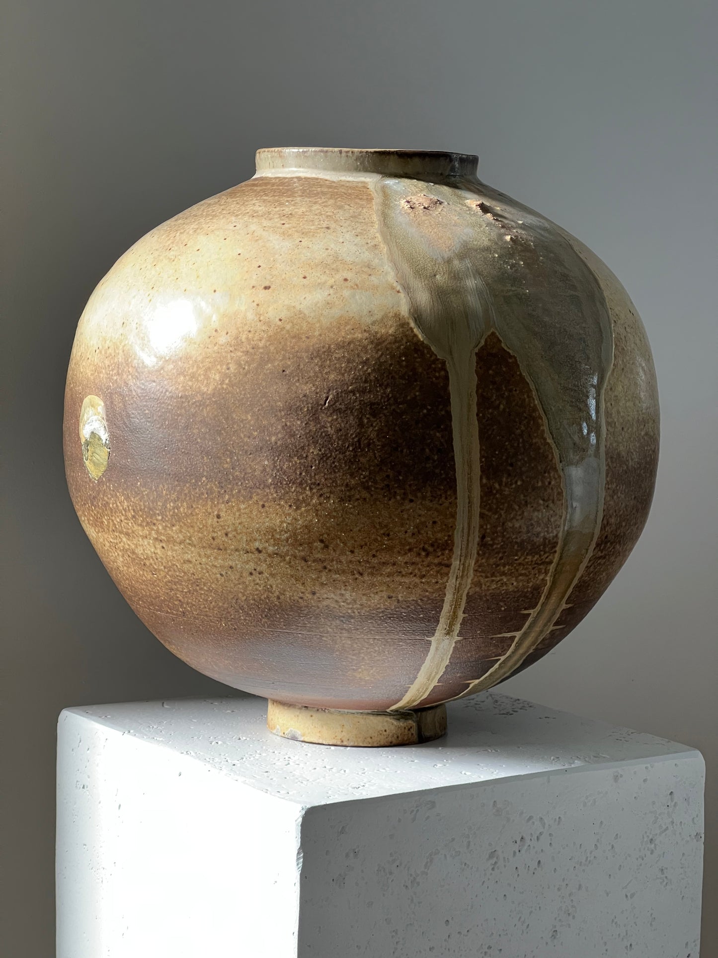 Pan Pottery Moon Jar