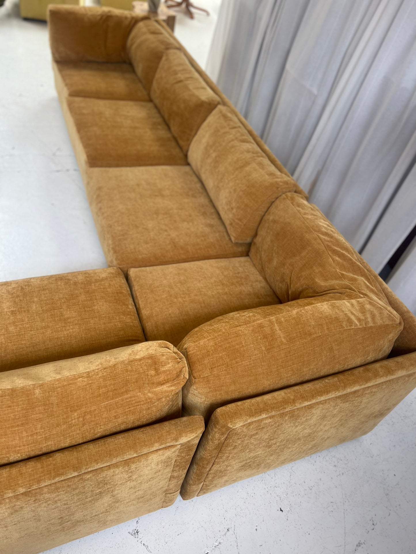 Bespoke Mustard Modular Sofa Set