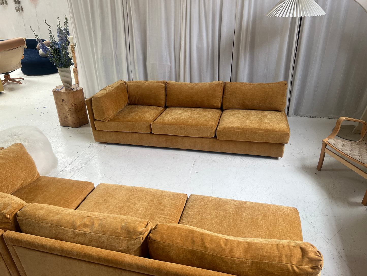 Bespoke Mustard Modular Sofa Set