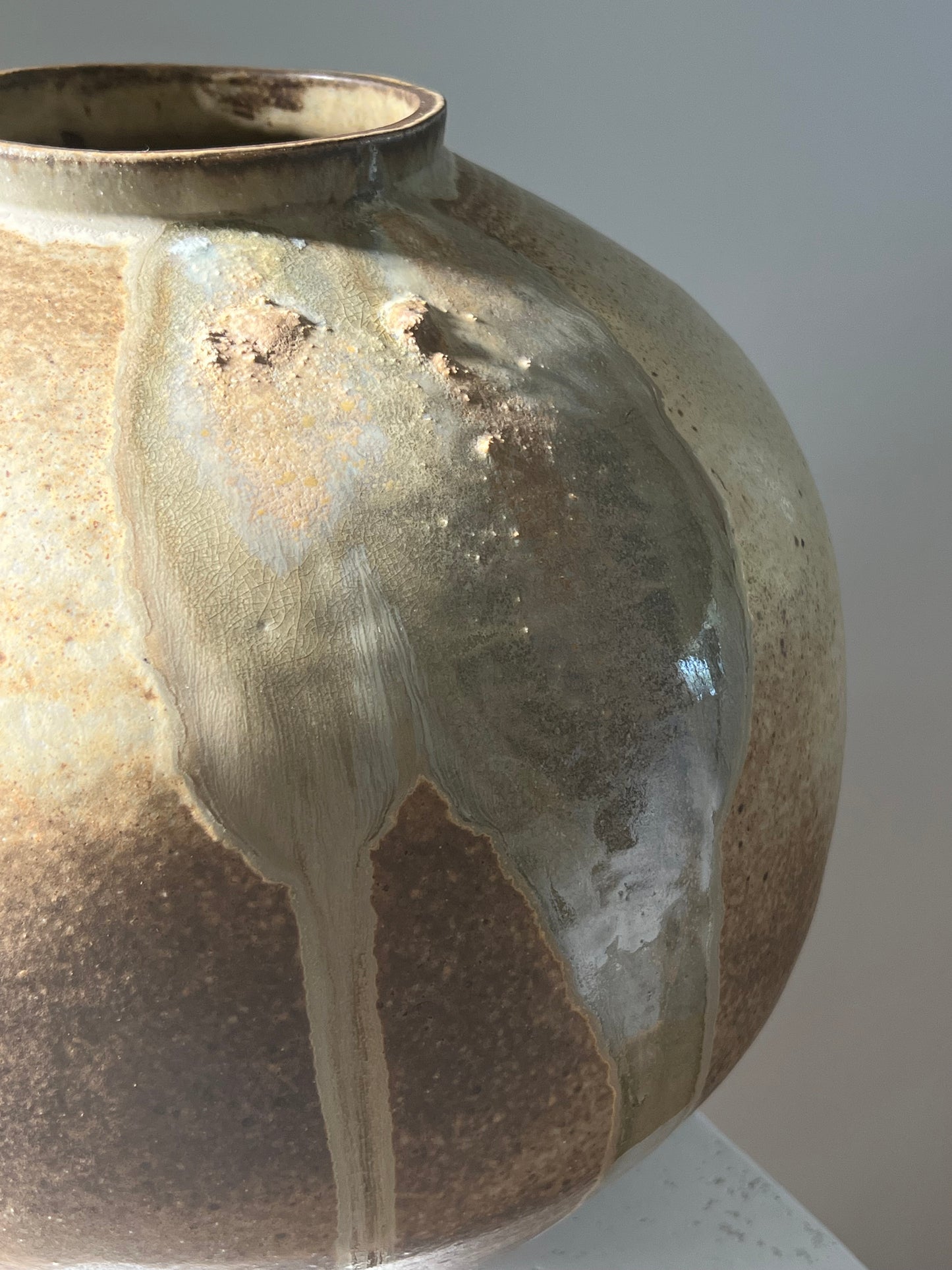 Pan Pottery Moon Jar