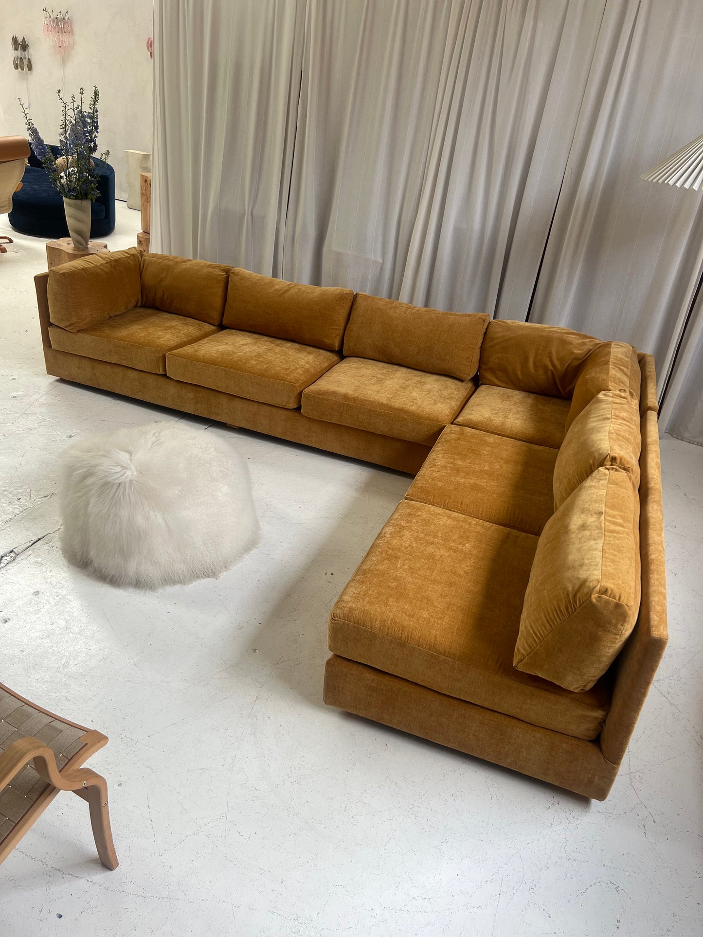 Bespoke Mustard Modular Sofa Set