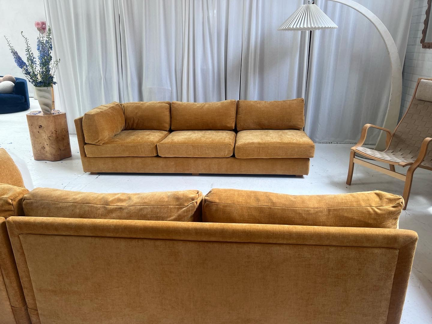 Bespoke Mustard Modular Sofa Set