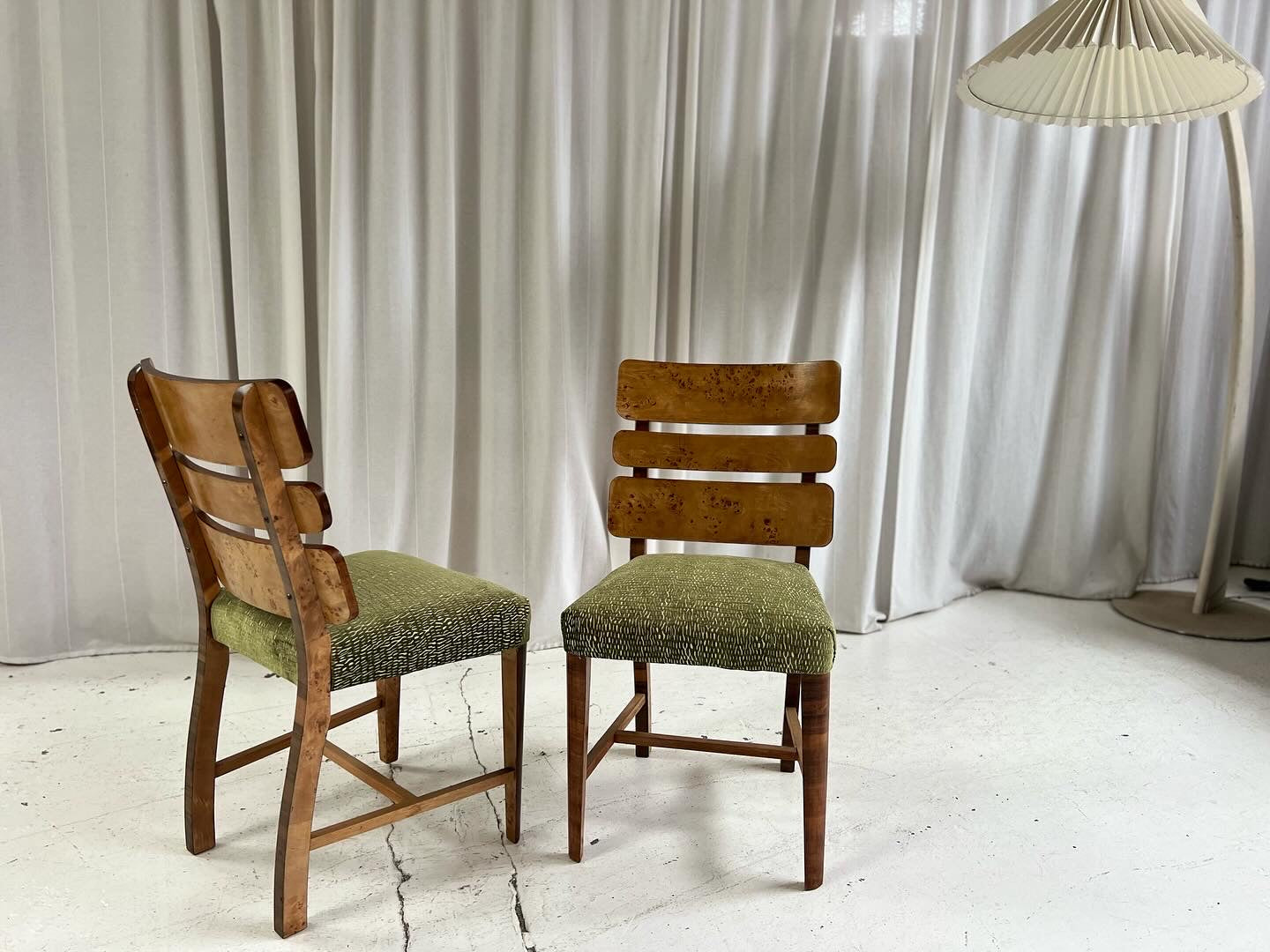 Restored Burl Chairs - Set of Eight