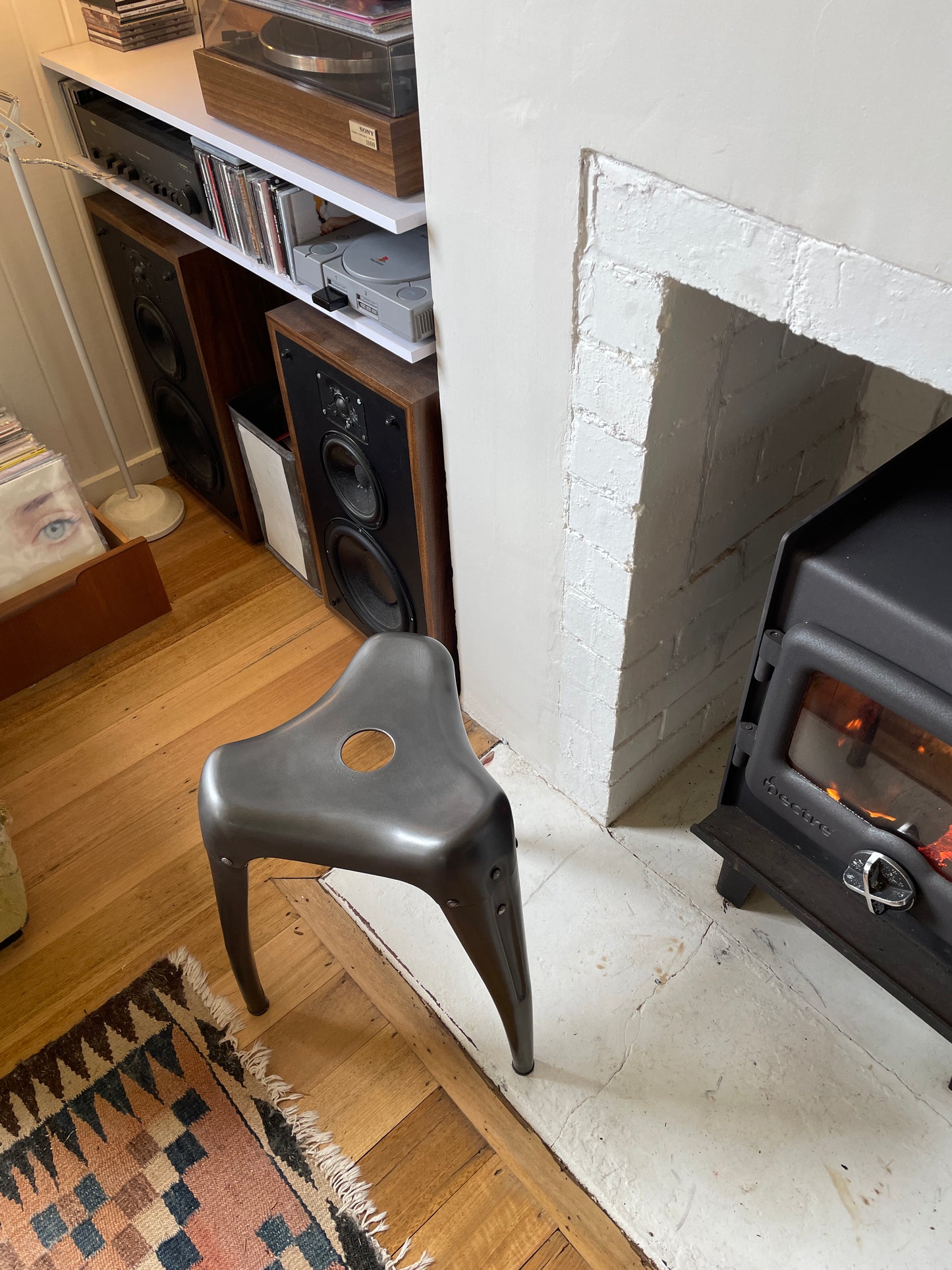 Vintage Yasu Sasamoto Dulton Co Wisdom Tooth Stool, Japan