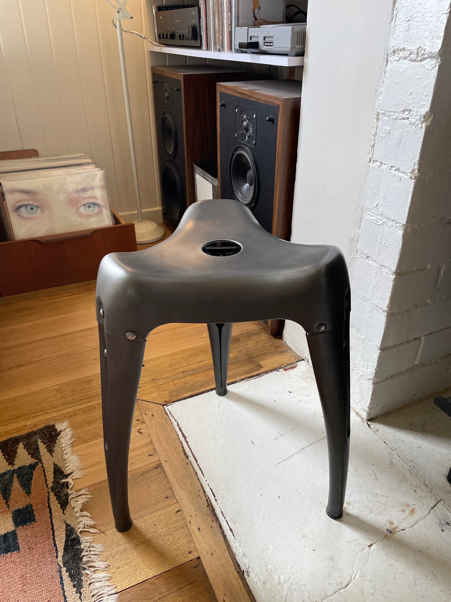 Vintage Yasu Sasamoto Dulton Co Wisdom Tooth Stool, Japan