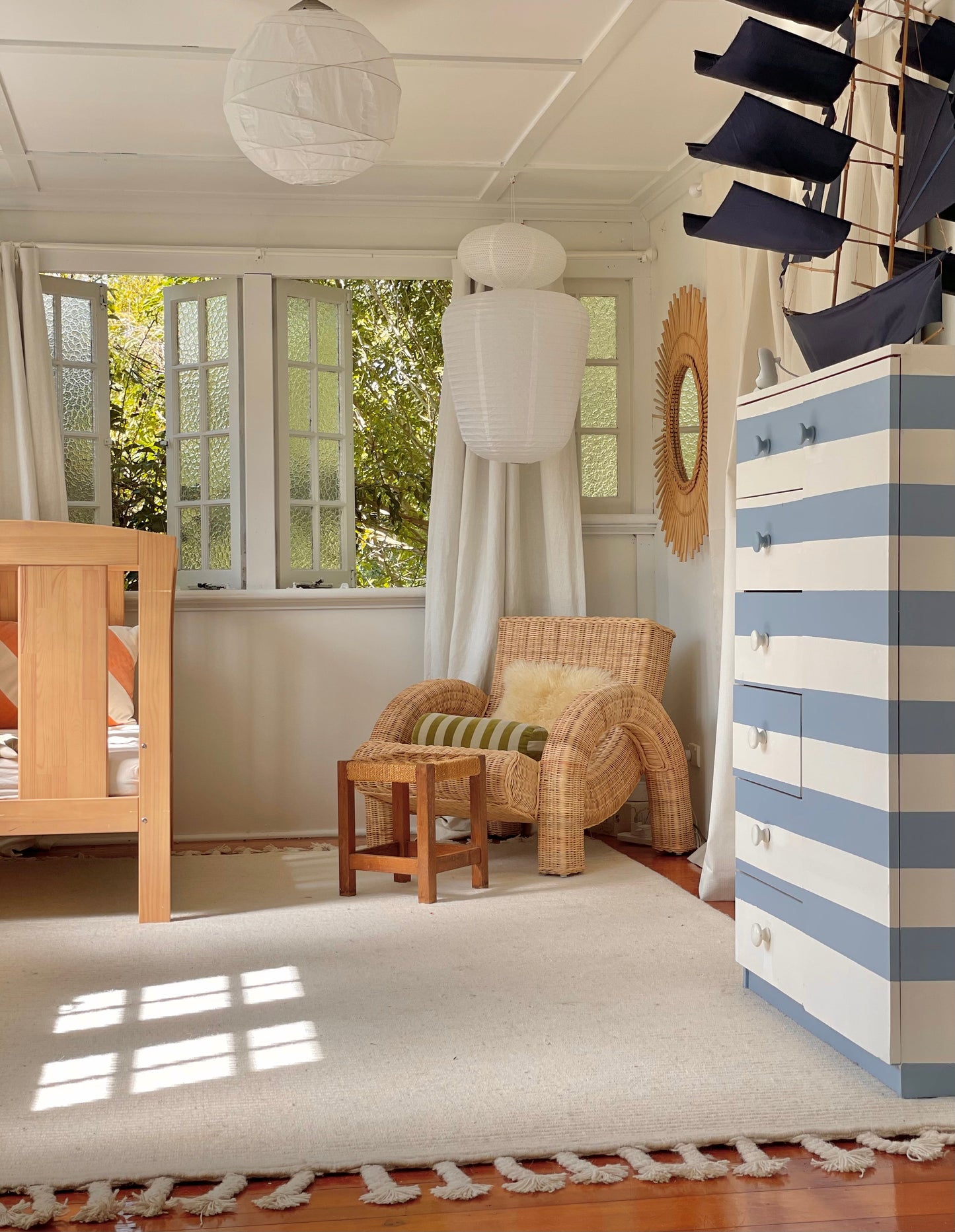 Rattan Lounge Chair - Two Available