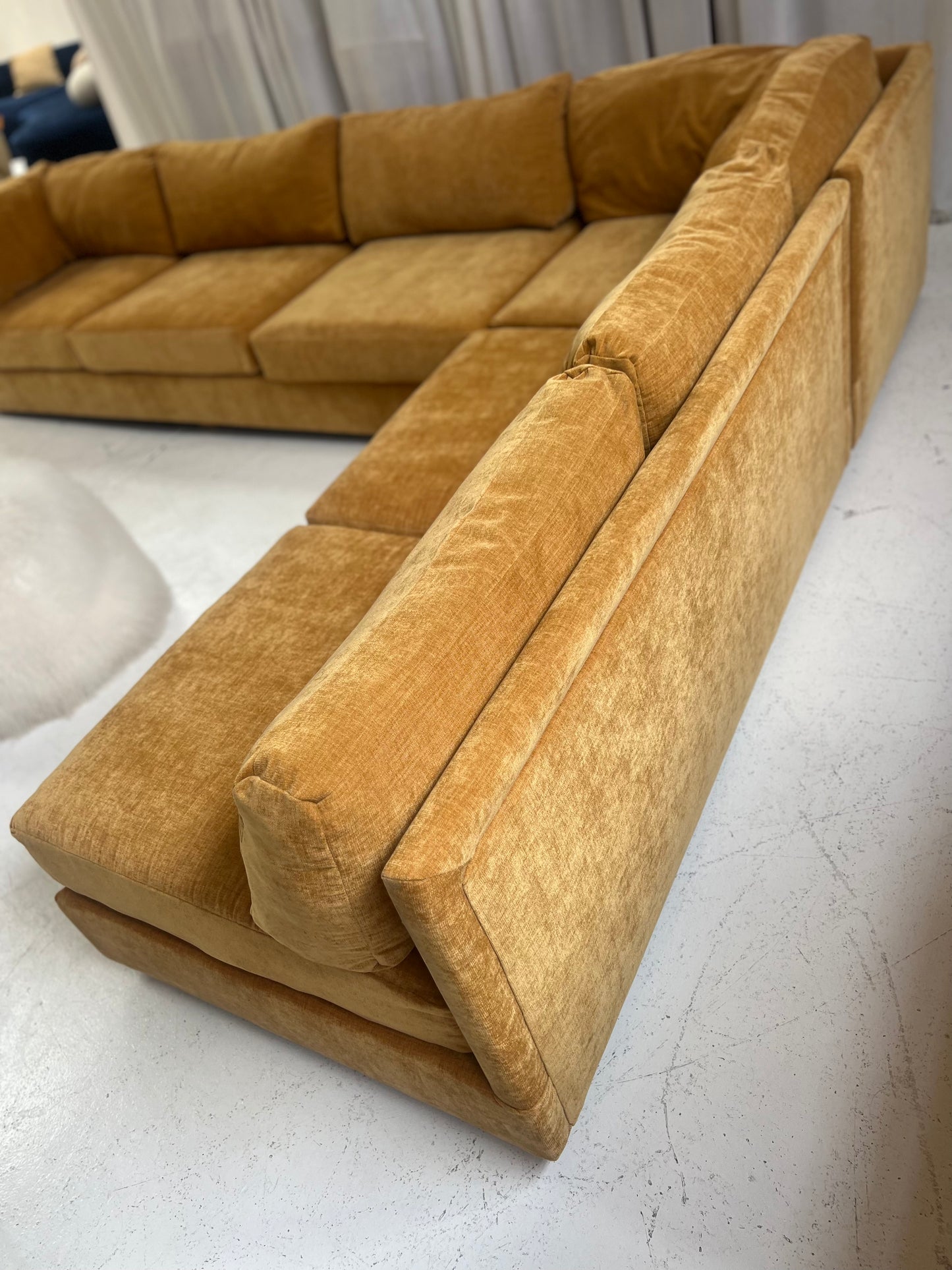 Bespoke Mustard Modular Sofa Set