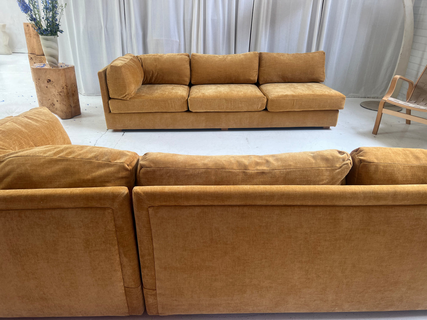 Bespoke Mustard Modular Sofa Set