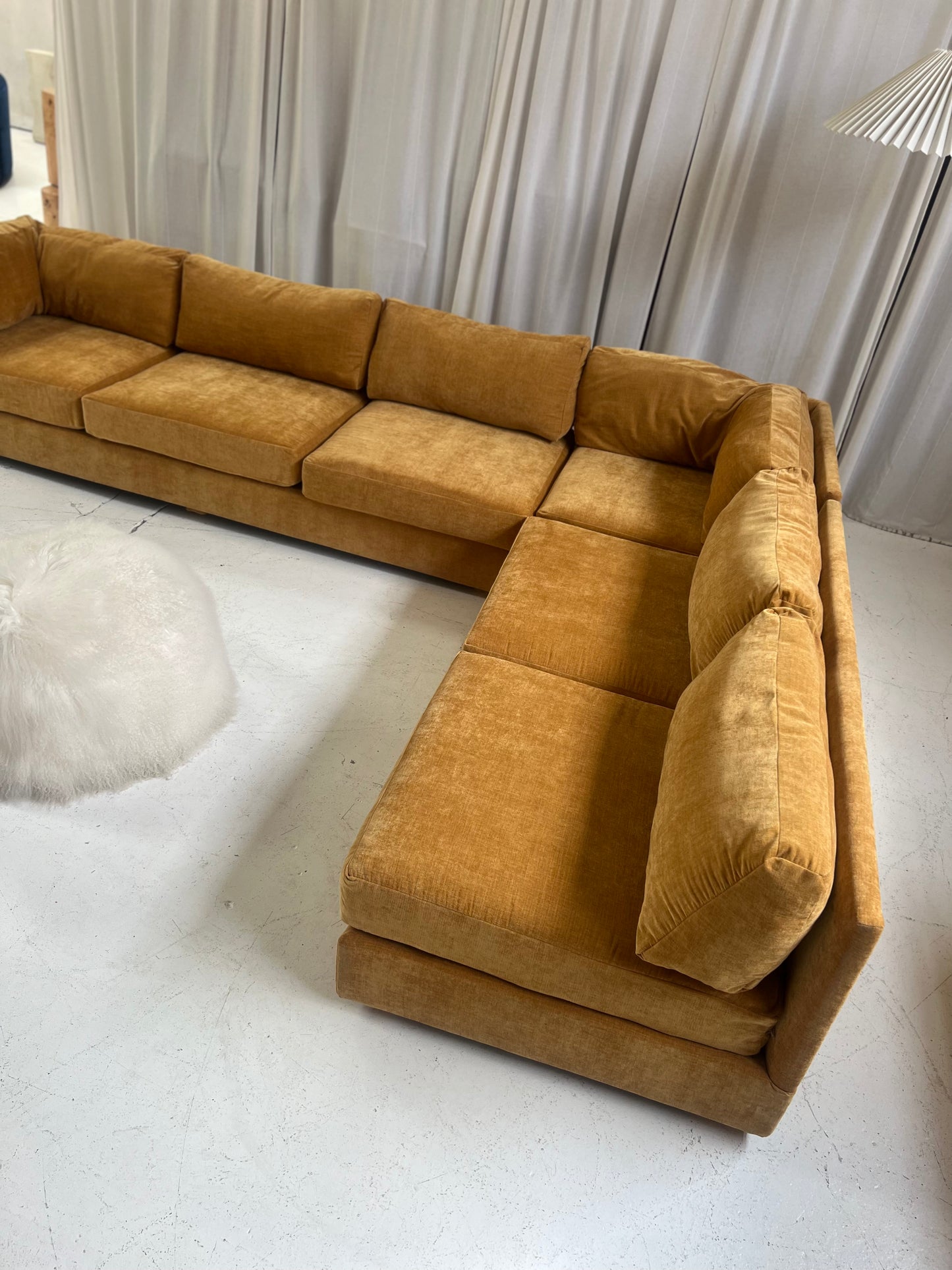 Bespoke Mustard Modular Sofa Set