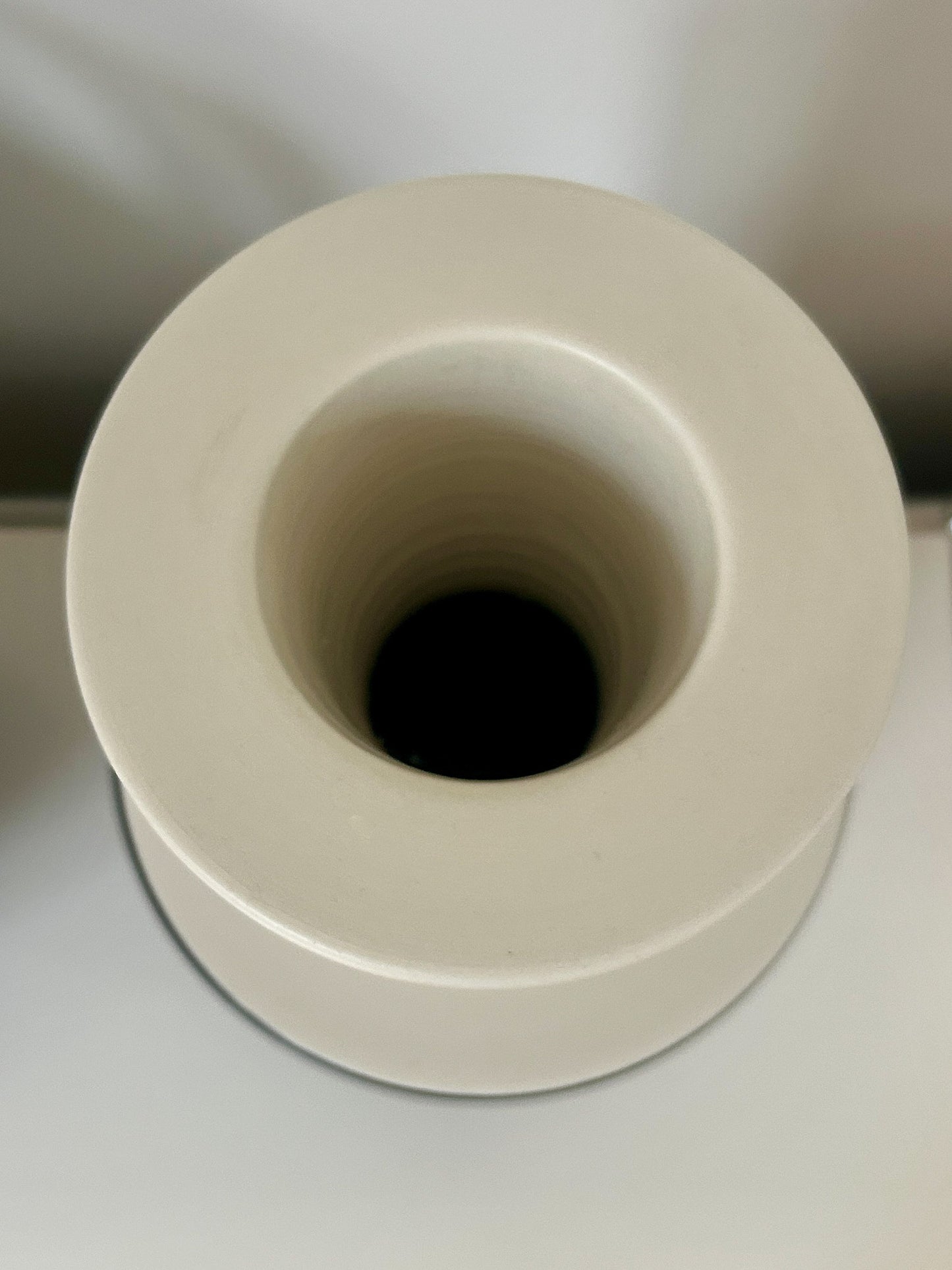 Ettore Sottsass Bitossi Ceramiche Black White Rocchetto Vase