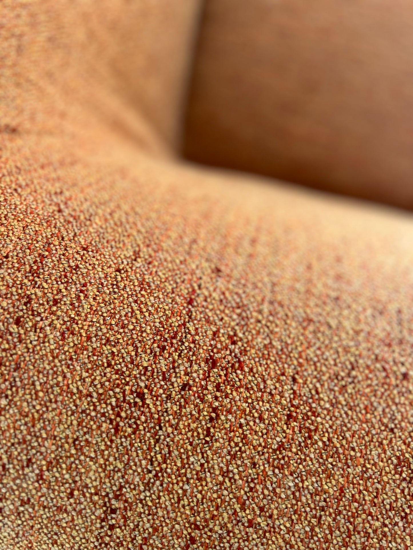 Bespoke Vintage Boucle Curved Modular Sofa