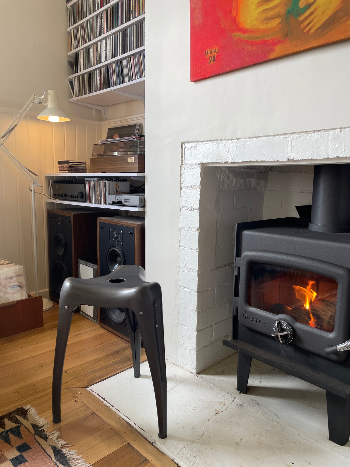 Vintage Yasu Sasamoto Dulton Co Wisdom Tooth Stool, Japan