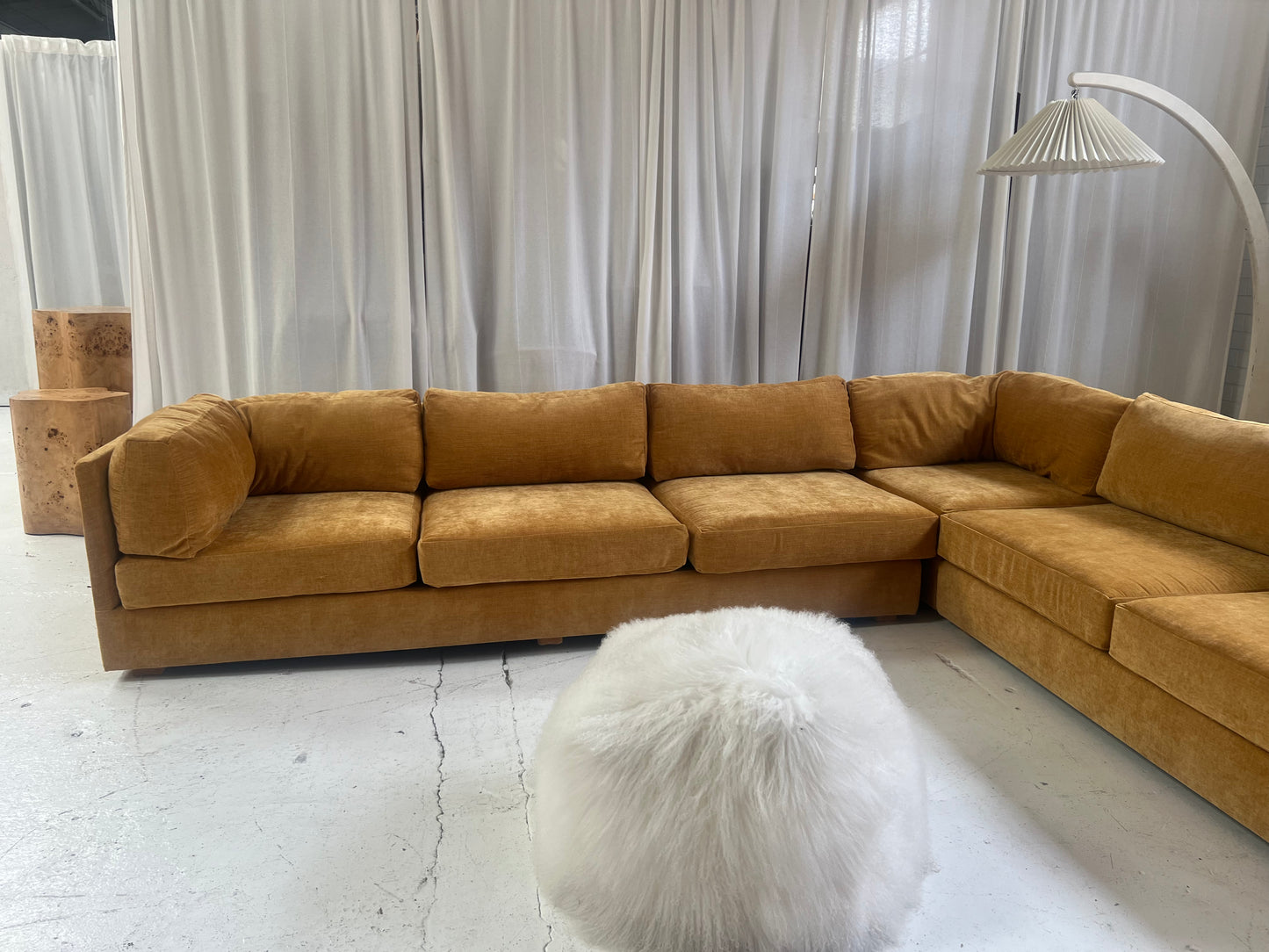 Bespoke Mustard Modular Sofa Set