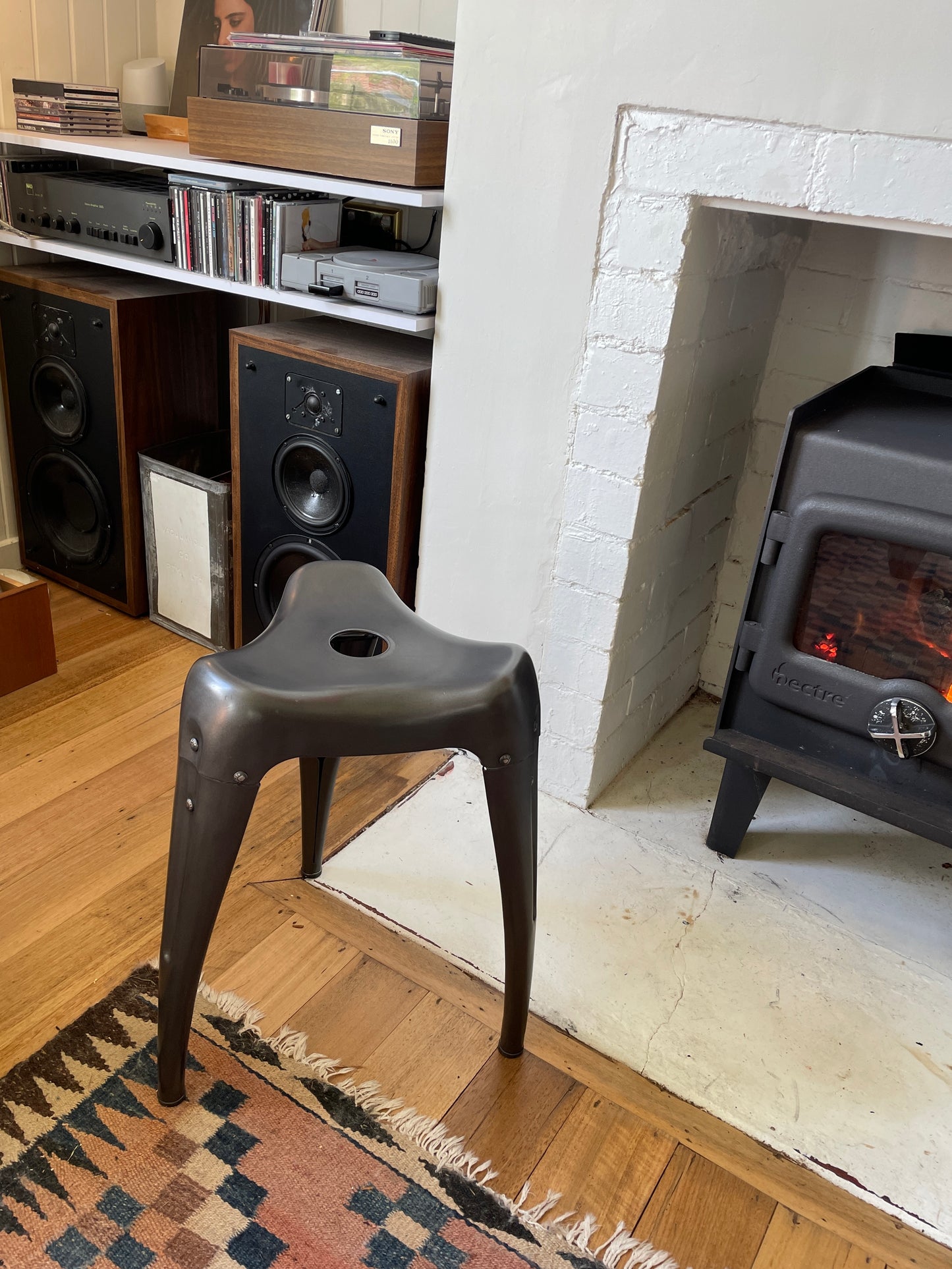 Vintage Yasu Sasamoto Dulton Co Wisdom Tooth Stool, Japan