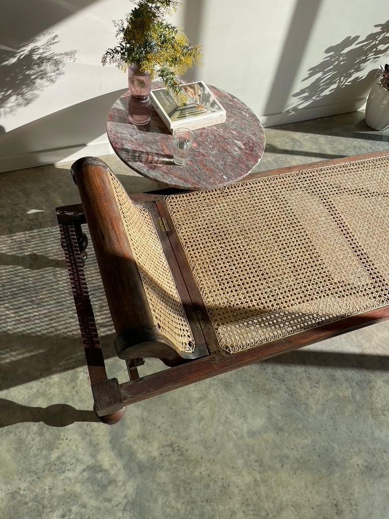 Early 20th Century Sri Lankan Rattan Daybed