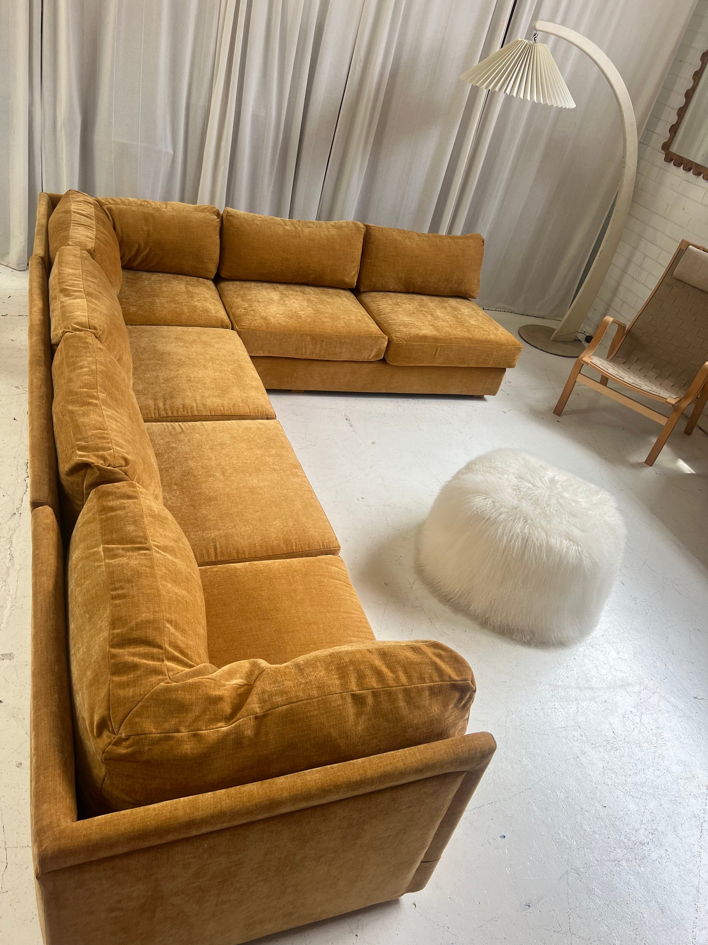 Bespoke Mustard Modular Sofa Set
