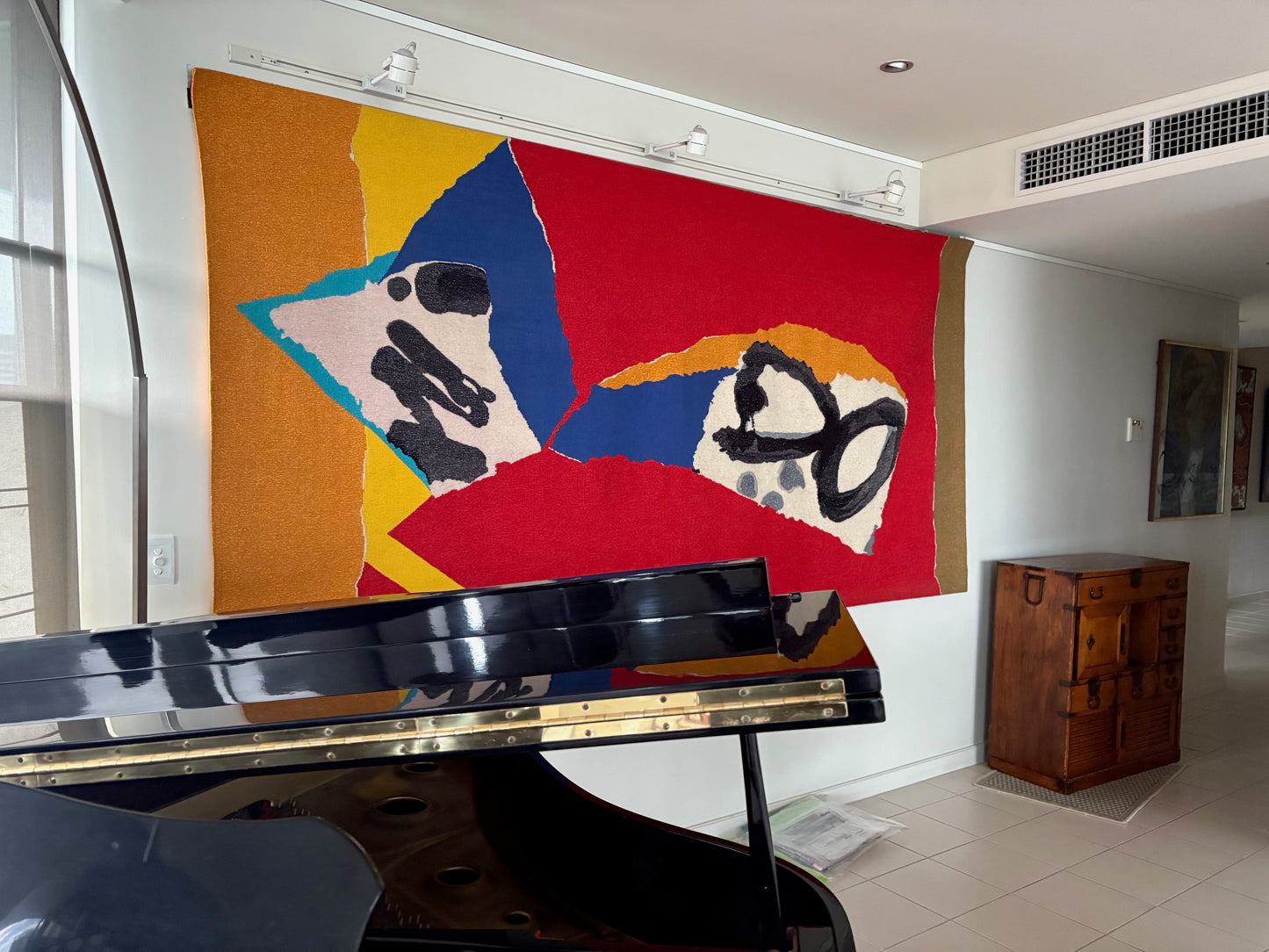 Unique Tapestry from Australian Tapestry Workshop "Arcadia" Alun Leach-Jones 1981