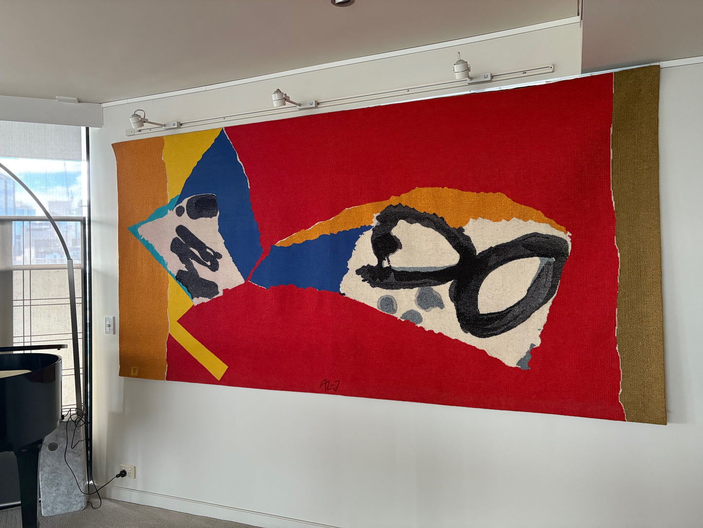 Unique Tapestry from Australian Tapestry Workshop "Arcadia" Alun Leach-Jones 1981