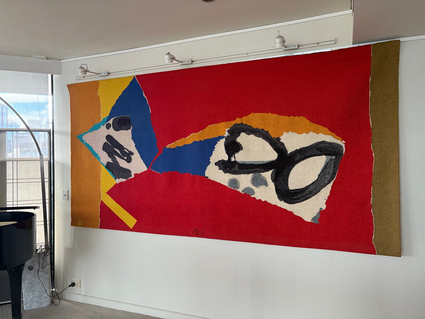 Unique Tapestry from Australian Tapestry Workshop "Arcadia" Alun Leach-Jones 1981