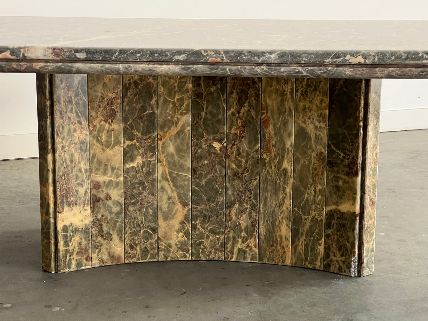 Vintage Green Marble Coffee Table