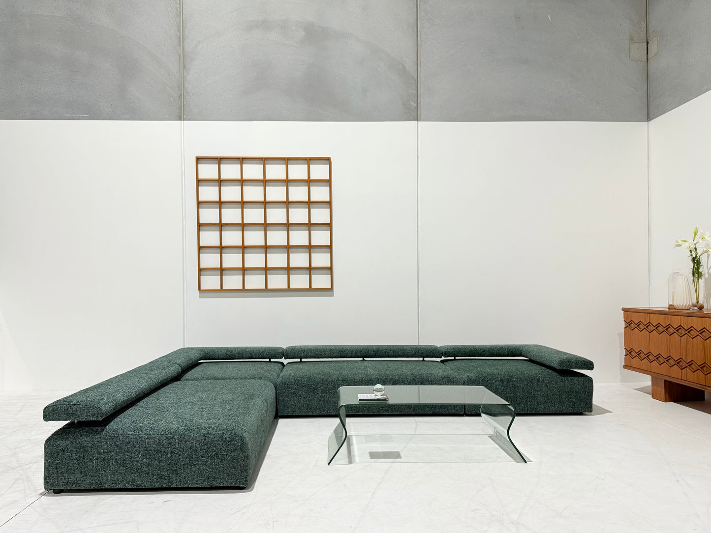 Green Modular Sofa