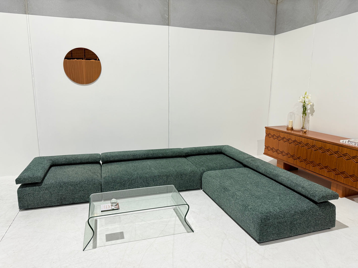 Green Modular Sofa
