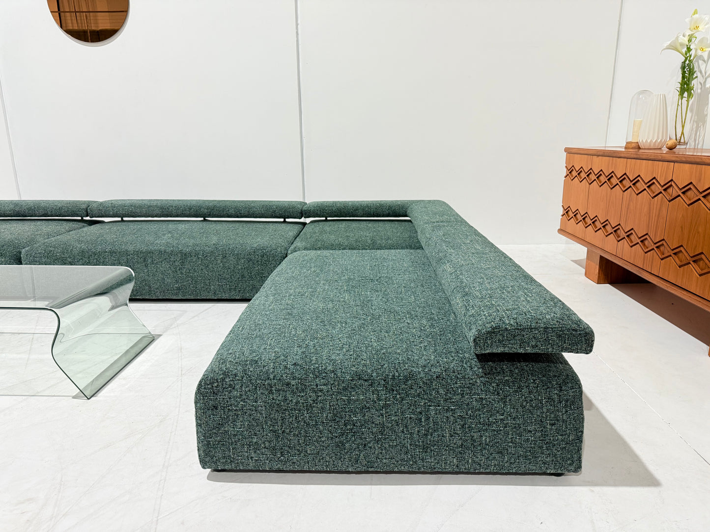 Green Modular Sofa