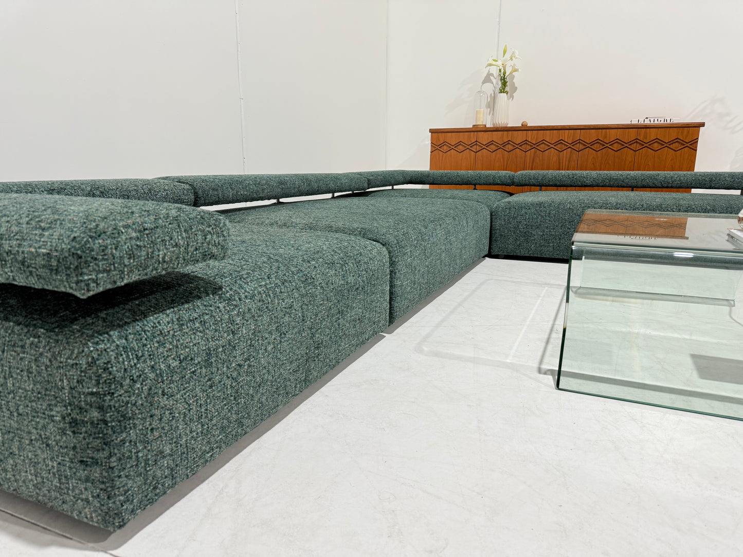 Green Modular Sofa