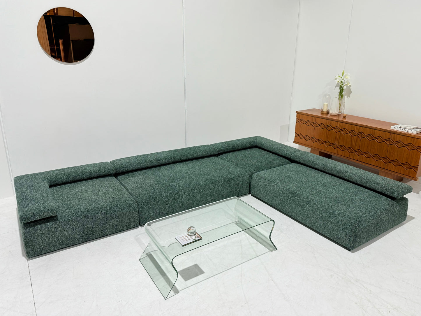Green Modular Sofa