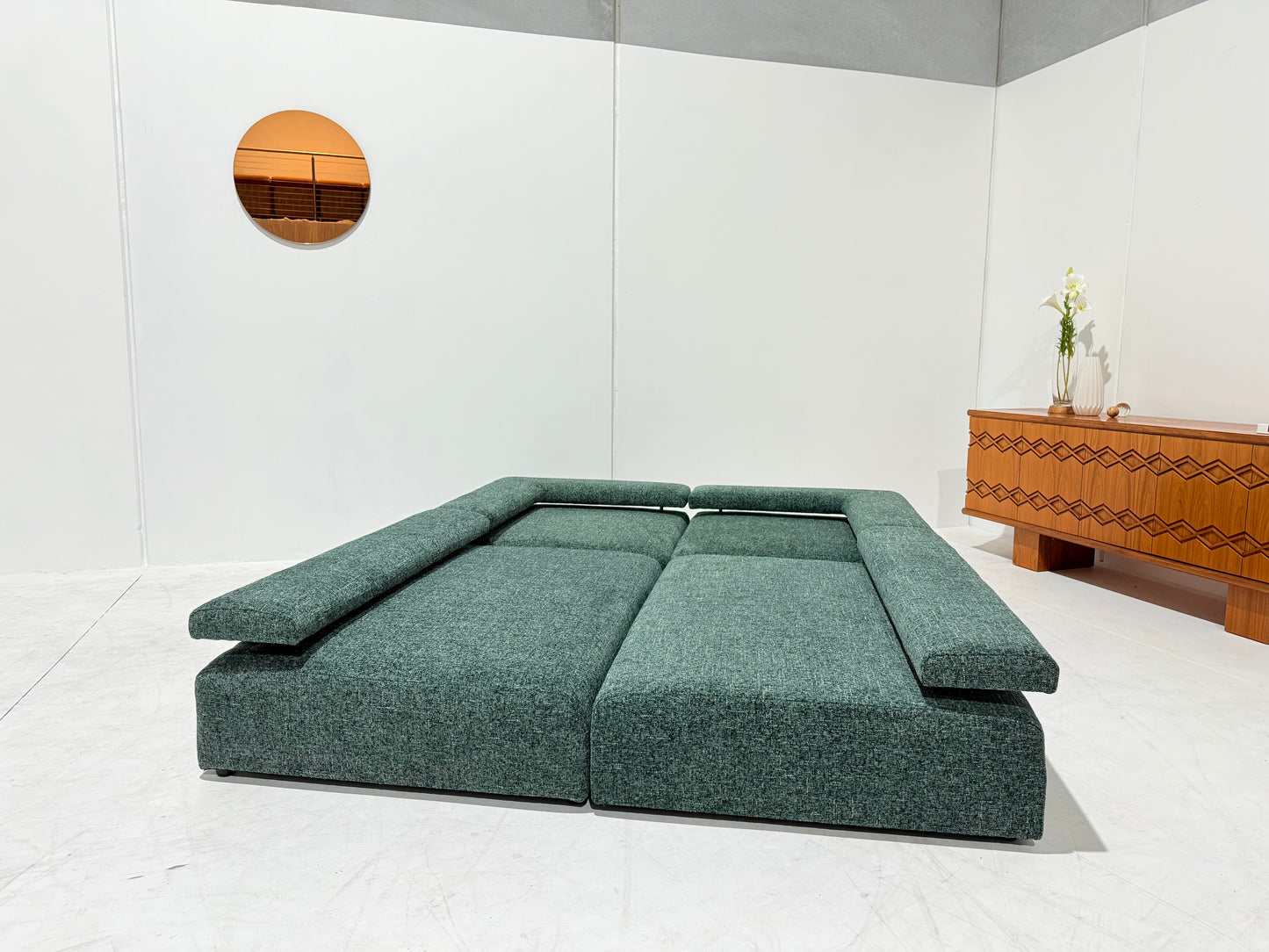 Green Modular Sofa