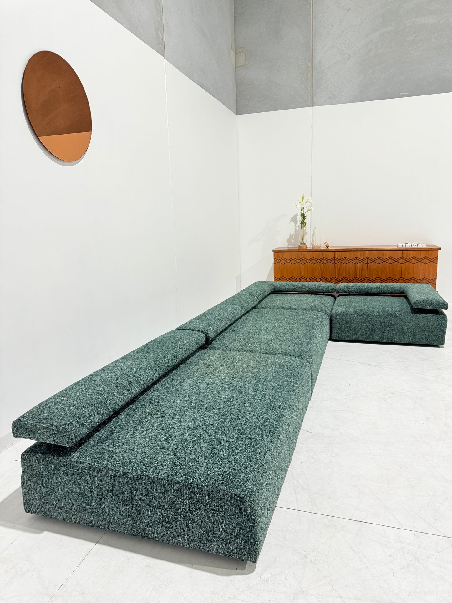 Green Modular Sofa