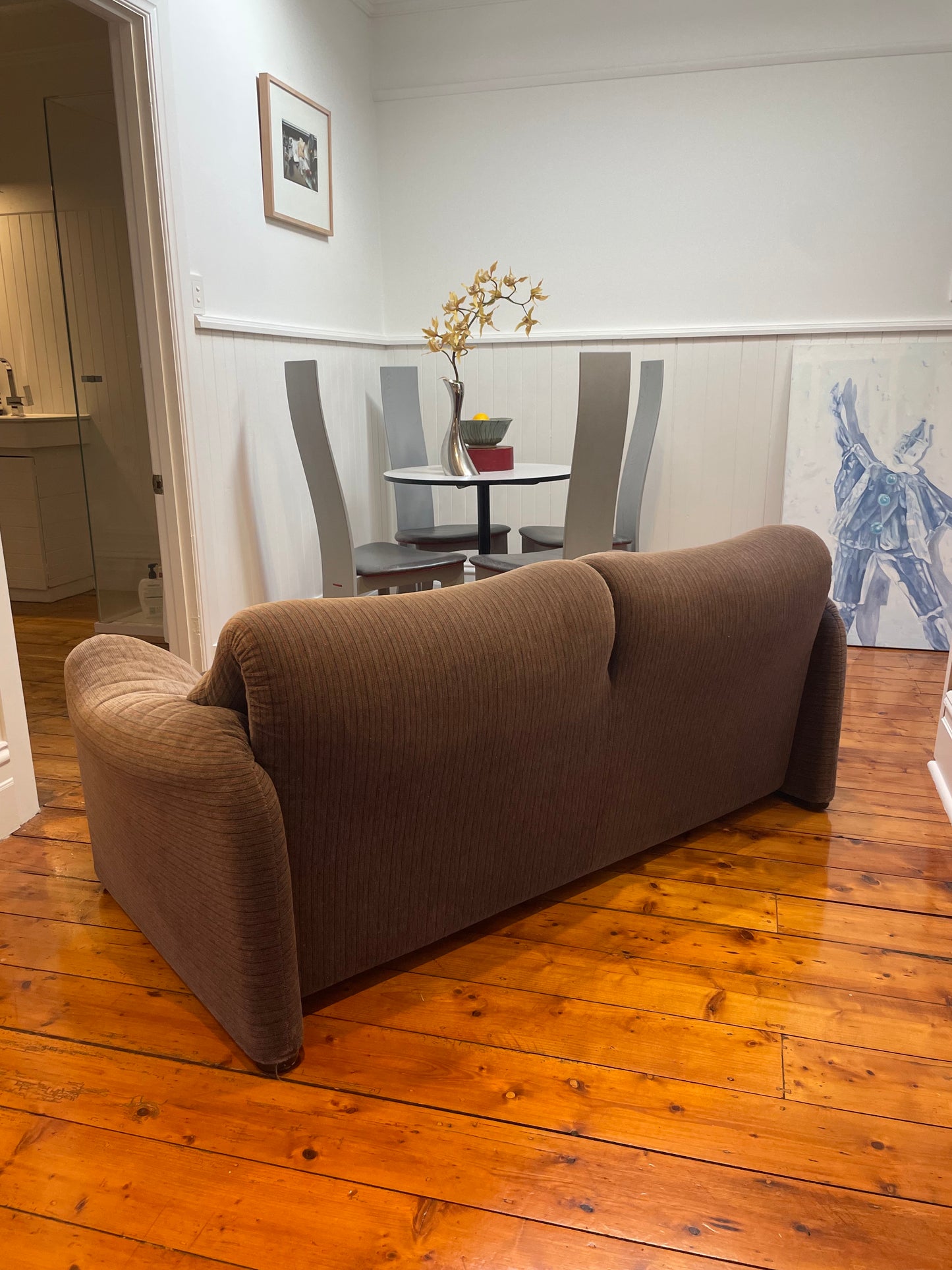 Original Maralunga Two-Seater Sofa by Vico Magistretti for Cassina