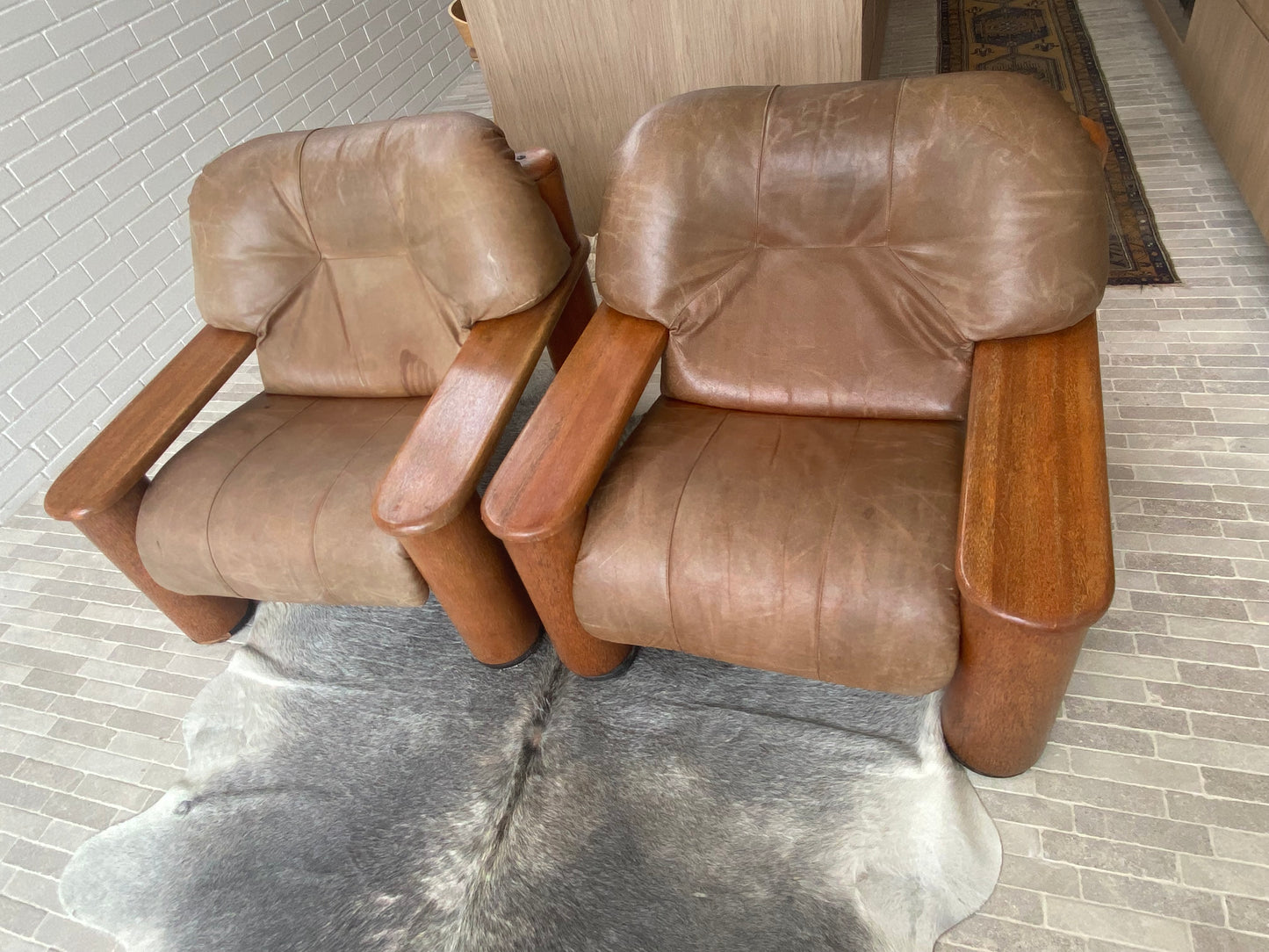 On Hold - Pacific Green ‘Hacienda’ Armchairs (pair)