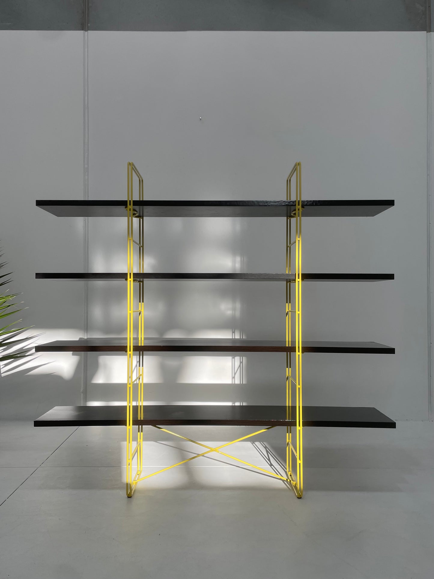 Black & Yellow ENETRI Shelving Unit