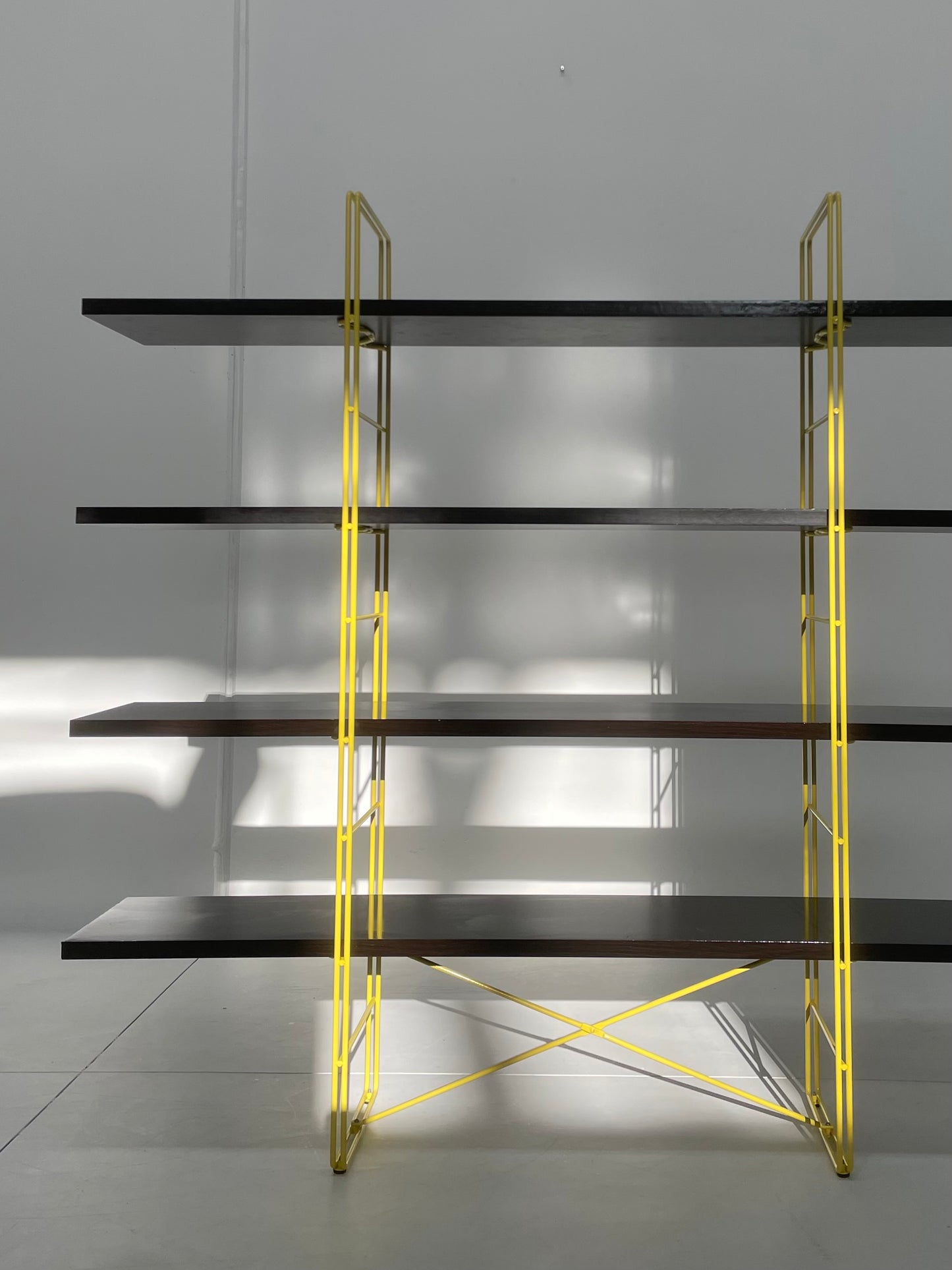 Black & Yellow ENETRI Shelving Unit
