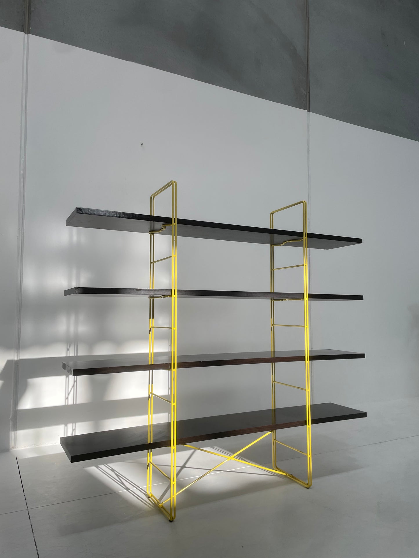 Black & Yellow ENETRI Shelving Unit